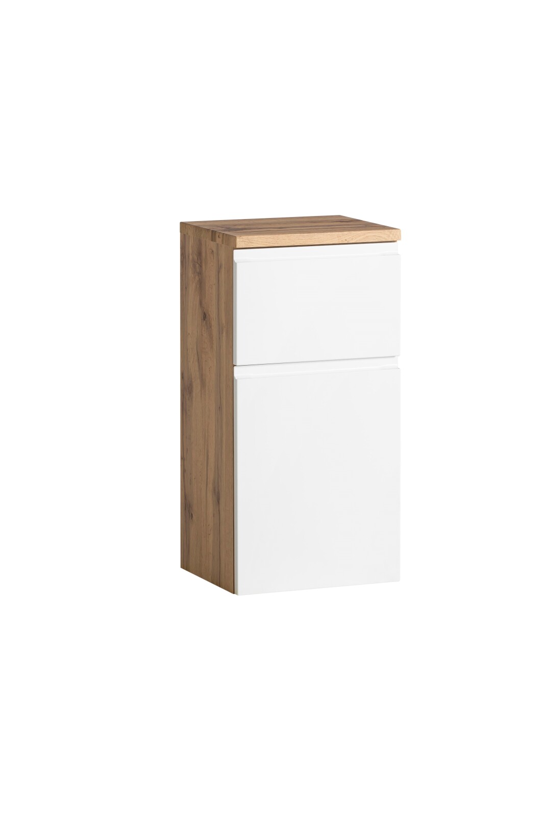 Unterschrank - Wotaneiche - weiß matt - 40 cm