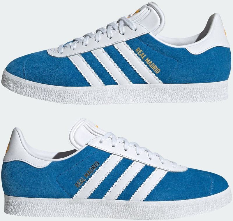 adidas - Gazelle - Sneakers - Blauw Wit Geel - Real Madrid