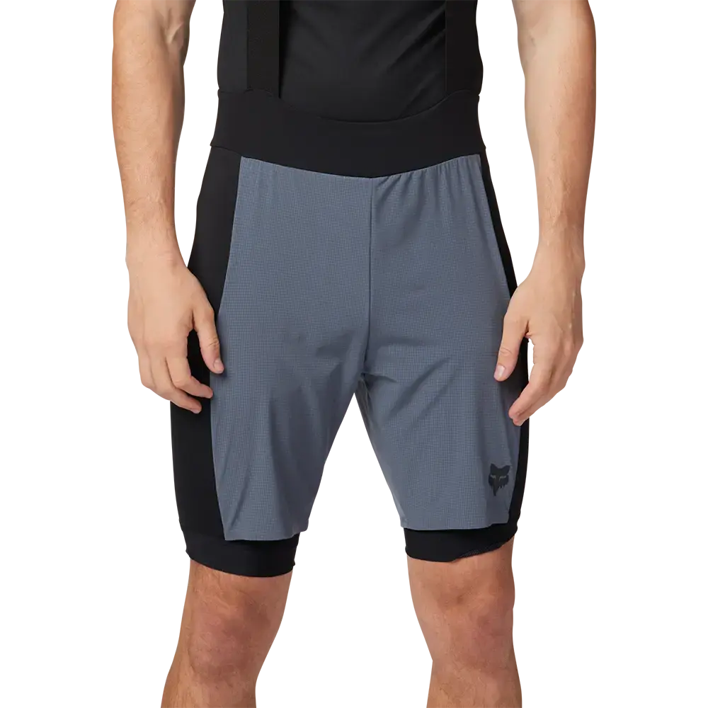 Fox Flexair Ascent MTB Fietsbroek Kort Grijs/Zwart Heren