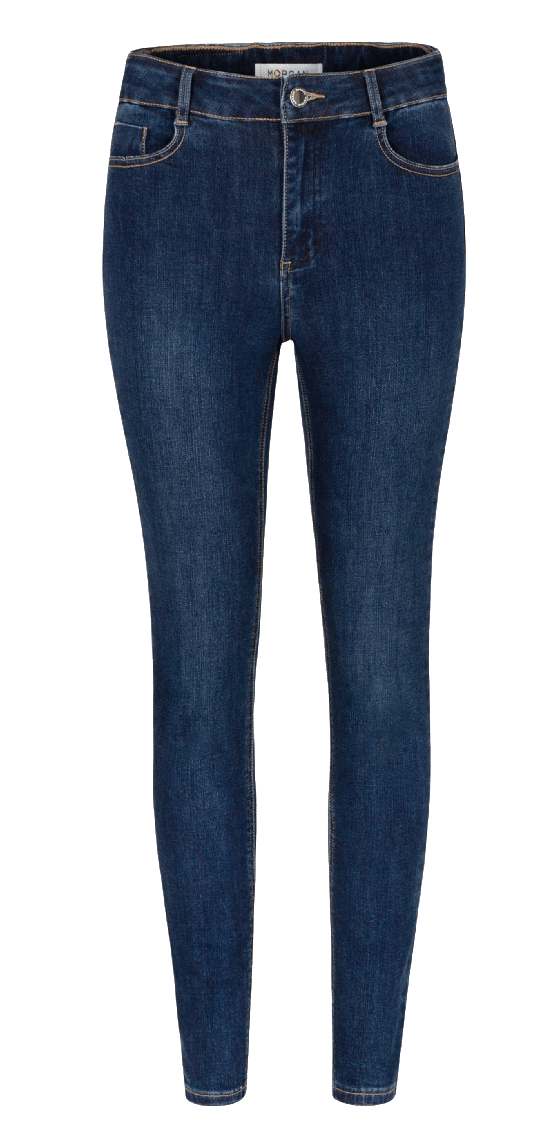 PAM - Jeans slim taille haute 7/8ème | Bleu
