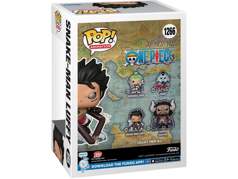 Funko Figur POP! One Piece: Snake-Man Luffy (1266) Sammelfigur aus dem One Piece-Universum