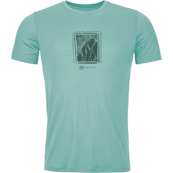 Ortovox 120 Cool Tec Mtn Cut T-Shirt Aquatic Ice Herren