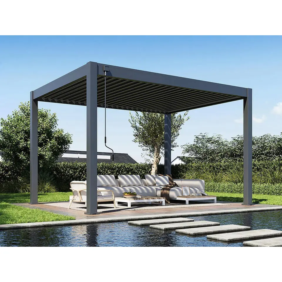 Orion Premium overkapping - 300 x 400 cm - Antraciet