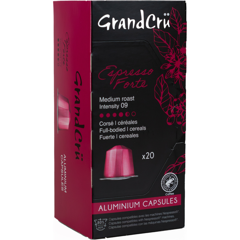 Grand Cru Kaffeekapseln Espresso Forte, 20 Stück