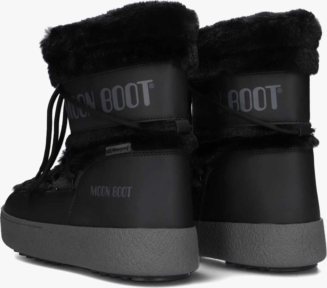 MOON BOOT zwarte moon boot  ltrack faux fur