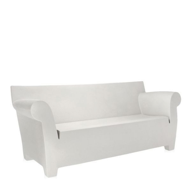 Kartell Bubble Club tuinbank zinkwit