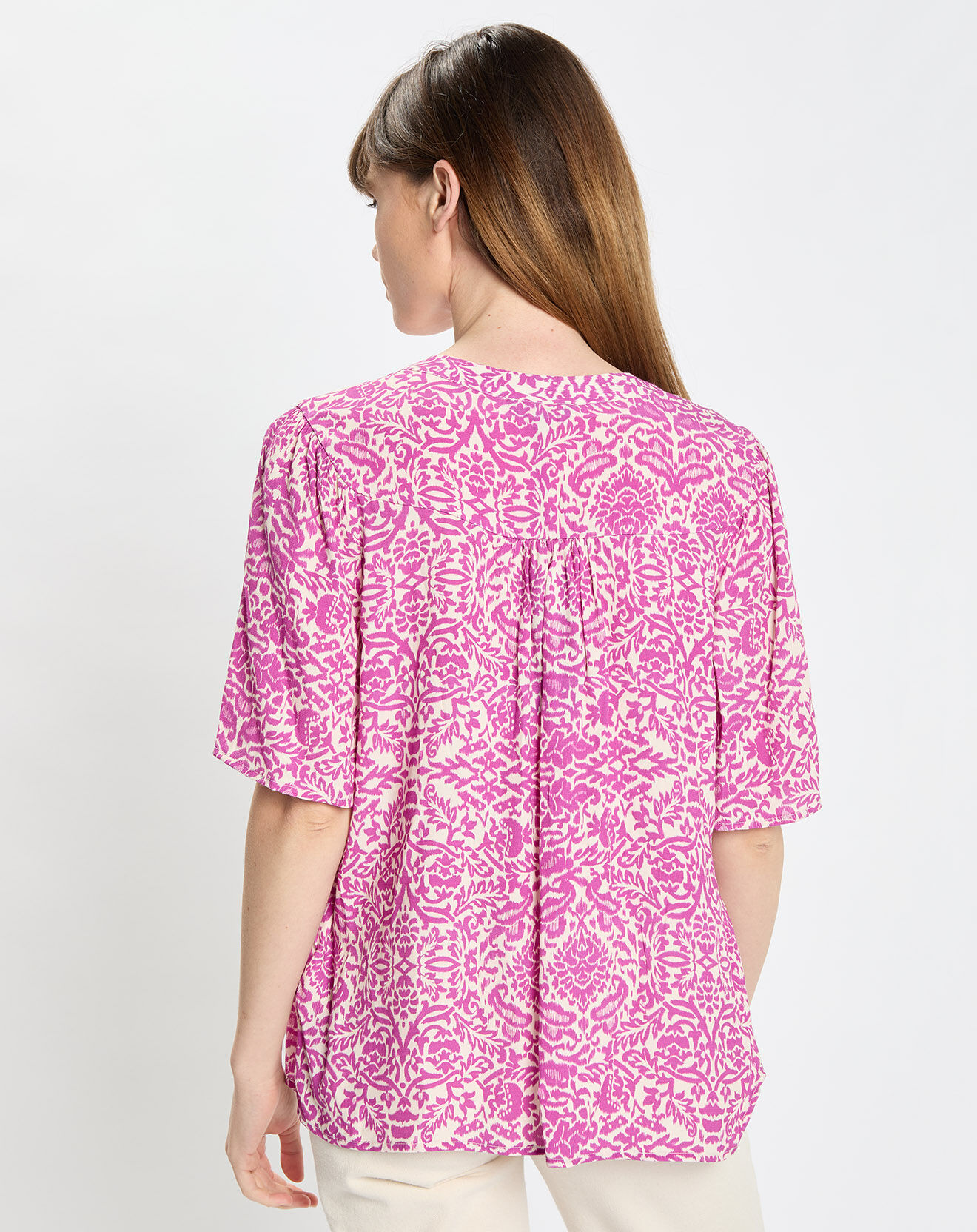 Caroll Blouse Cléa violet clair