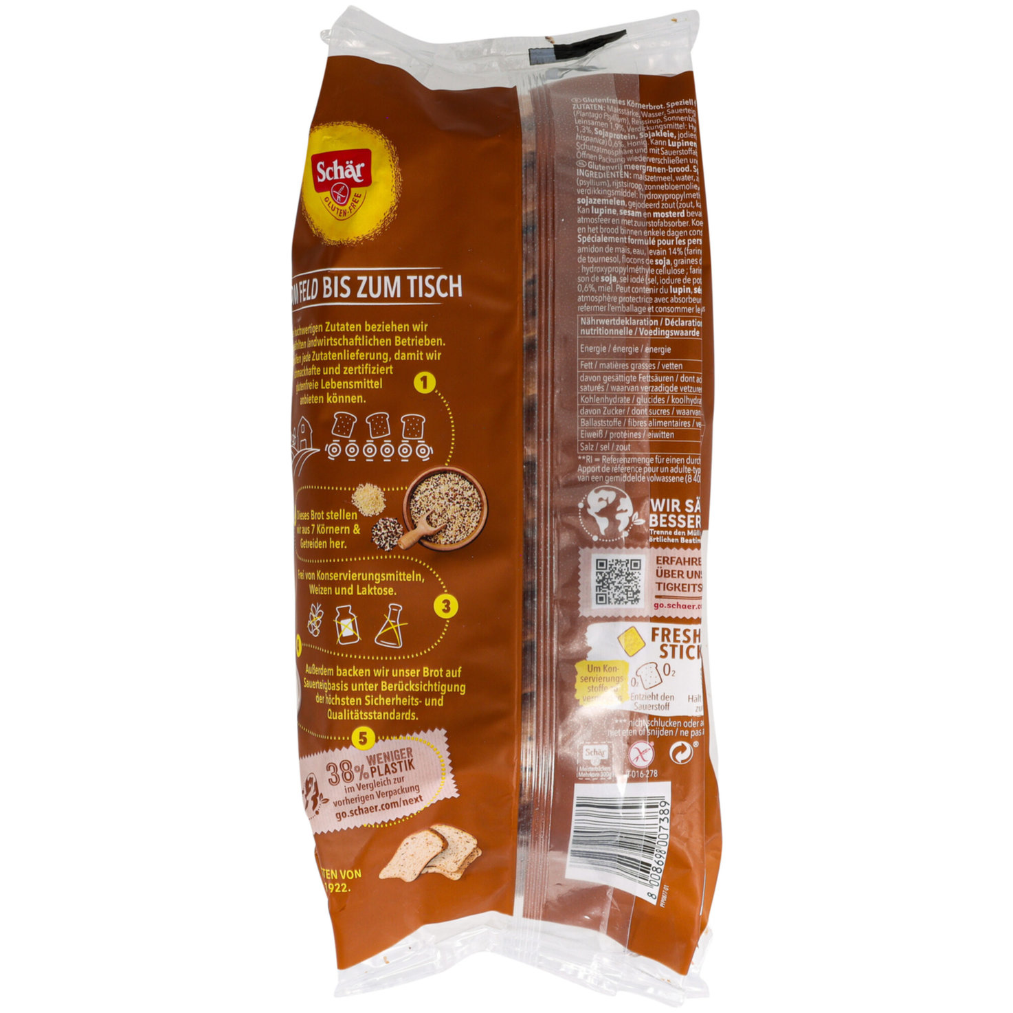 Schär Meisterbäcker Brot Mehrkorn glutenfrei