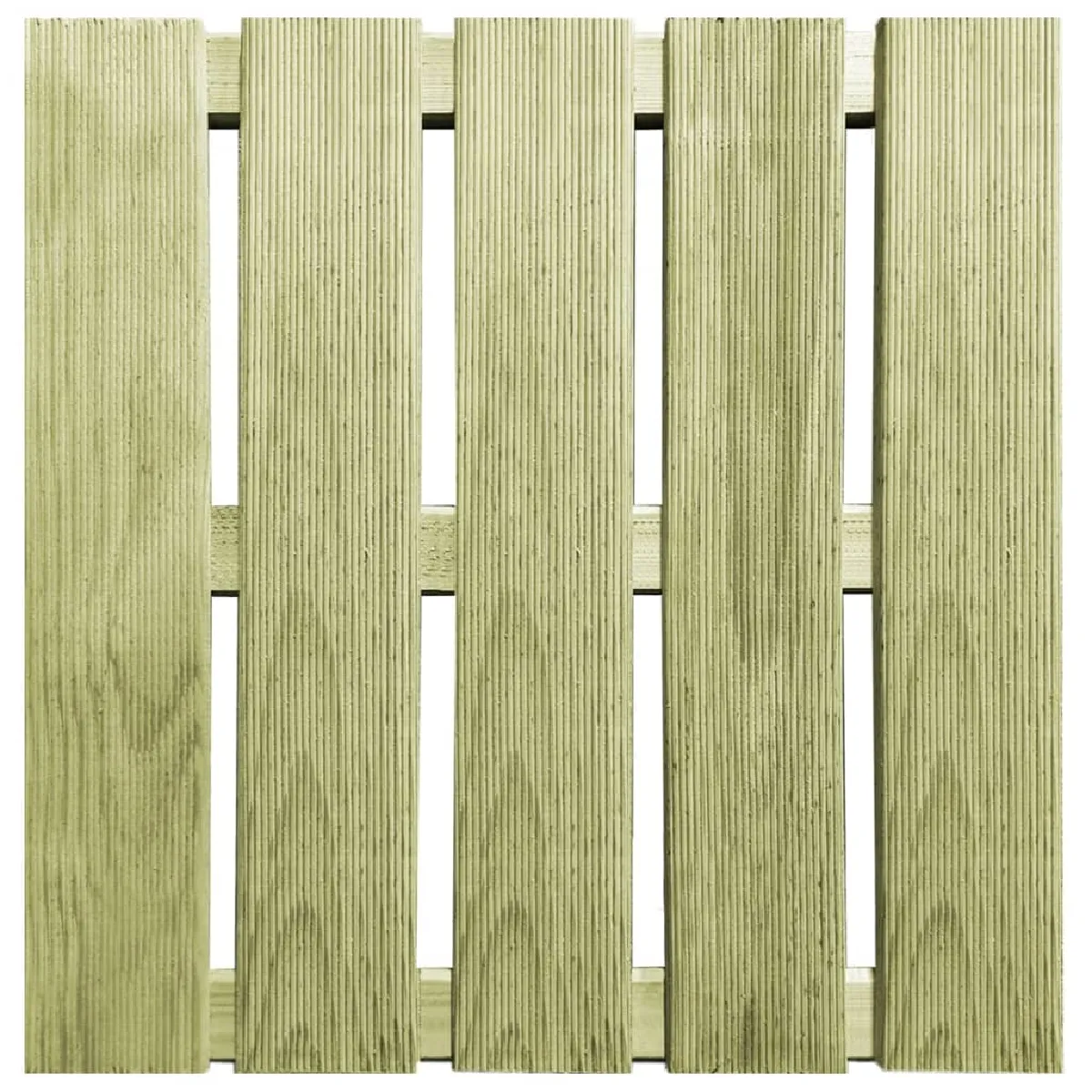 vidaXL Dalles de terrasse 30 pcs Bois Vert