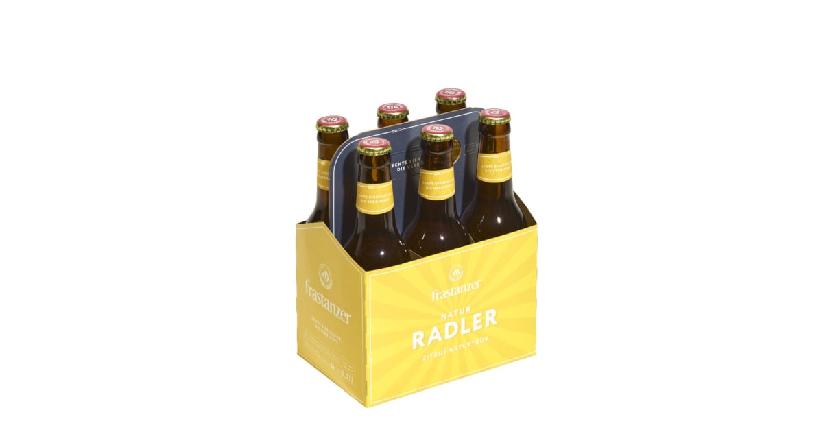 frastanzer Bio Naturradler Tray 6x 0,33 Liter (Mehrweg)