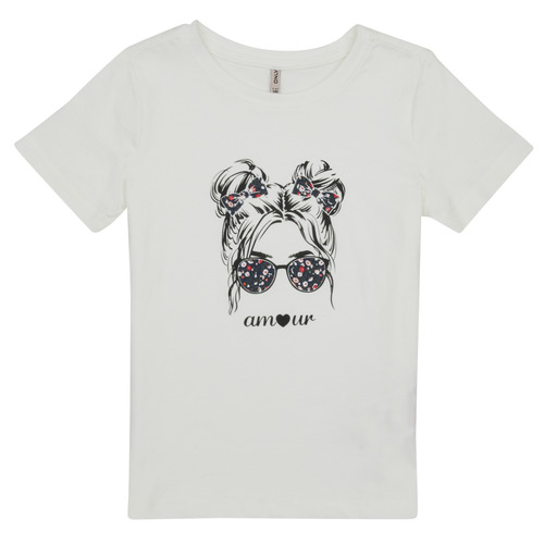 Only - KOGKITA-REG-S/S-AMOUR-TOP-JRS - Beige