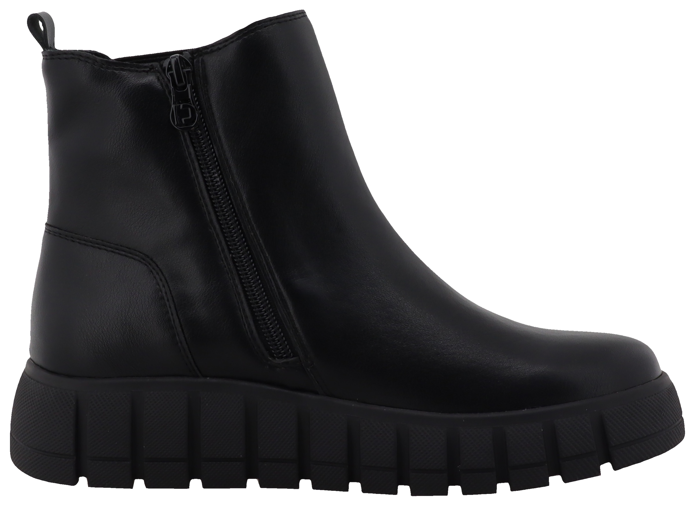 TOM TAILOR Chelseaboots  Keilstiefelette, Plateauboots mit Reissverschluss