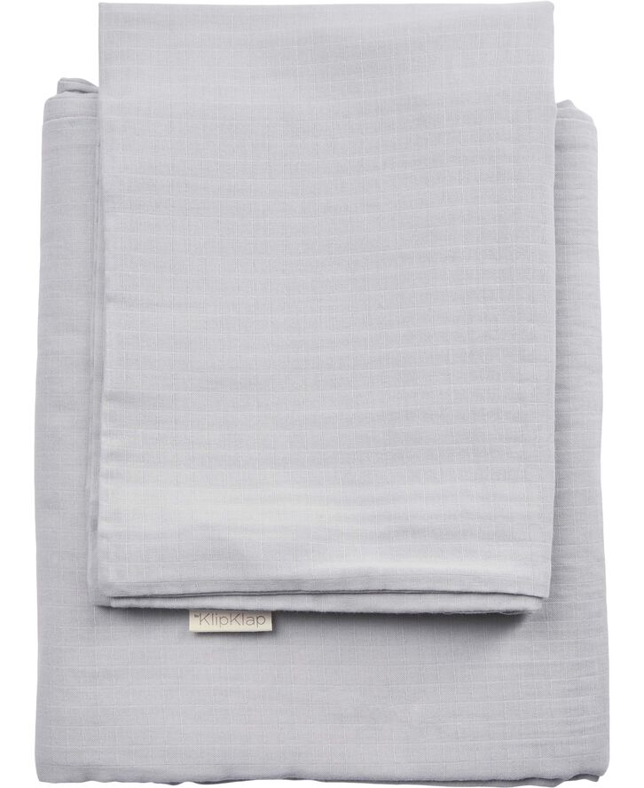 by KlipKlap Sengetøj voksen Stone grey