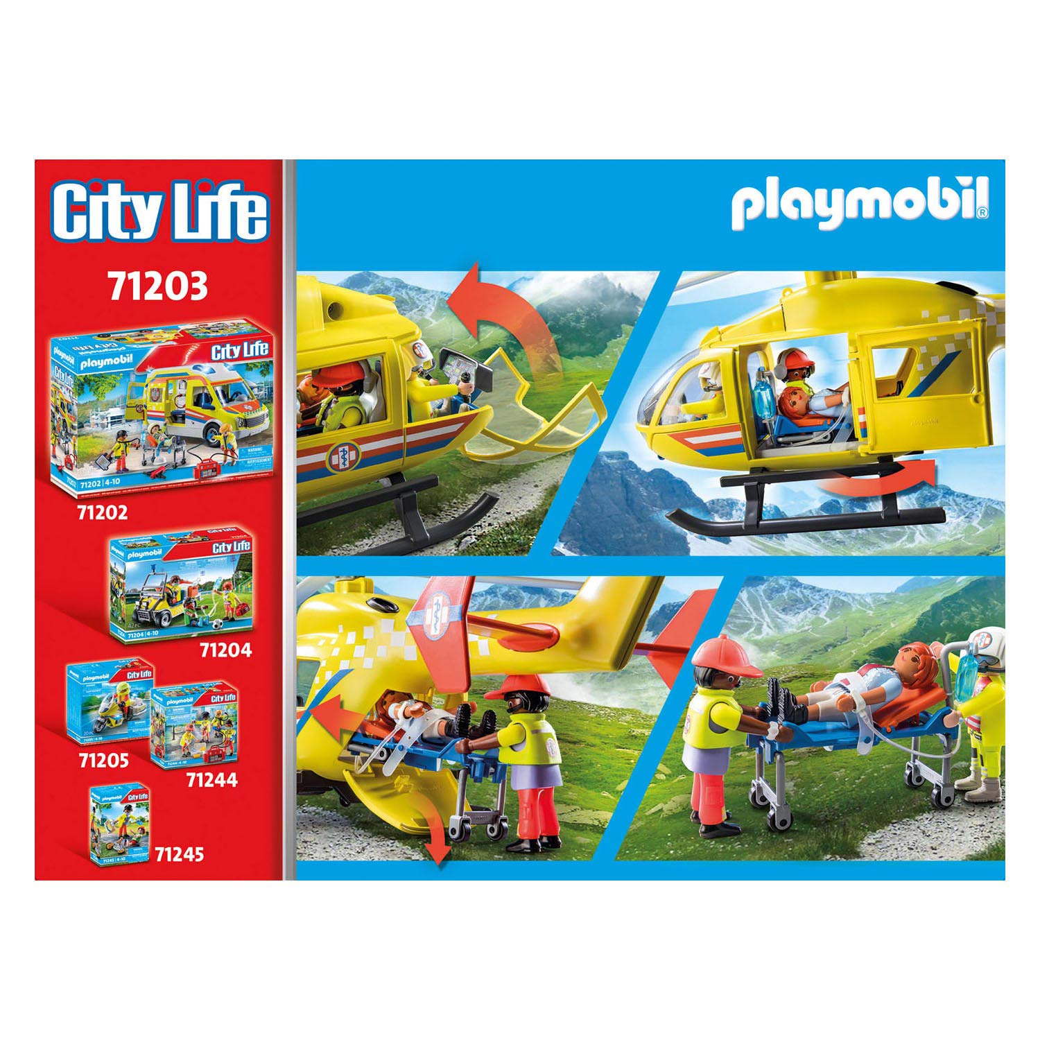Playmobil City Life Reddingshelikopter - 71203