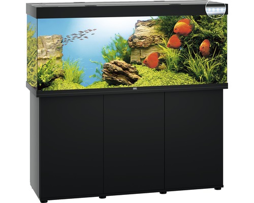 JUWEL Rio 450 SBX aquariumcombinatie met ledverlichting, verwarming, filter en zwarte kast