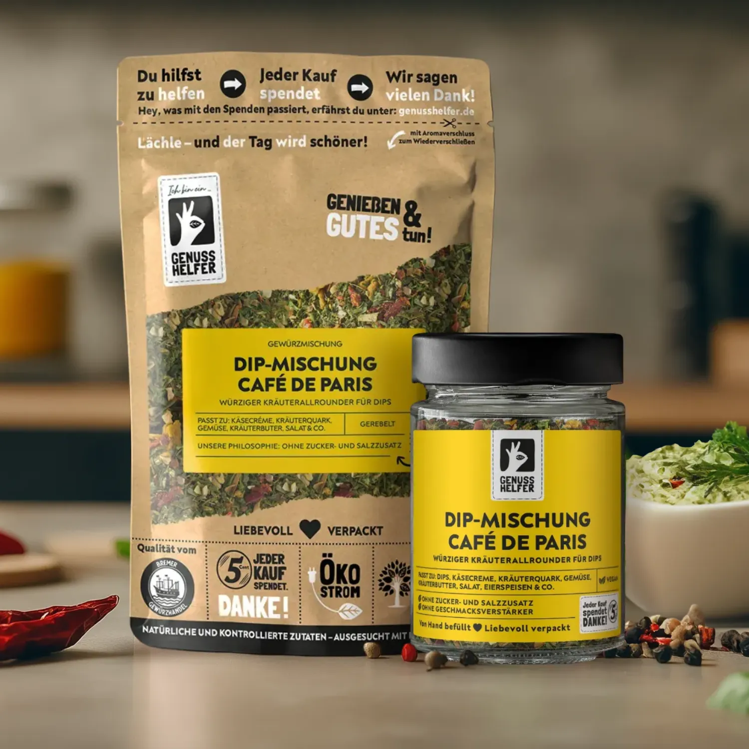 Dip-Mischung Café de Paris, 3er Pack