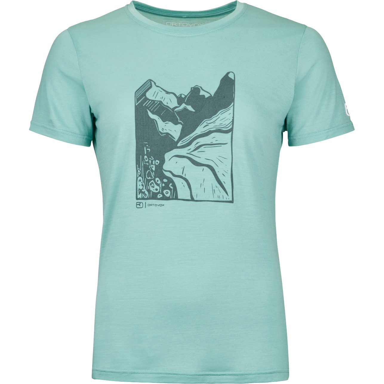 ORTOVOX 120 Cool Tec MTN T-Shirt Damen aquatic ice