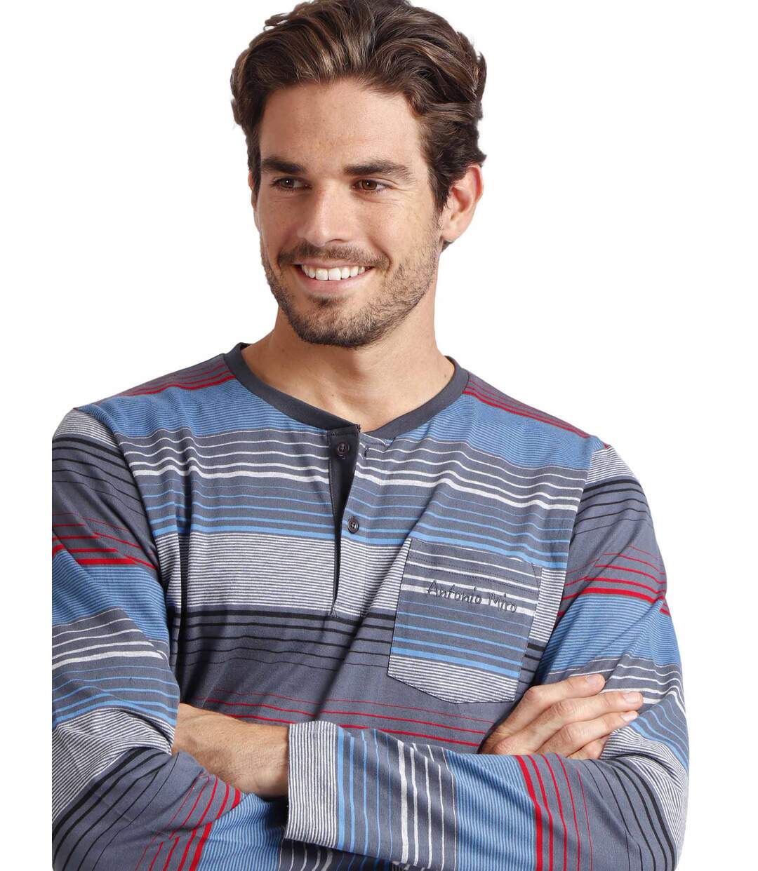 Pyjama pantalon top manches longues Cassette A Antonio Miro Admas
