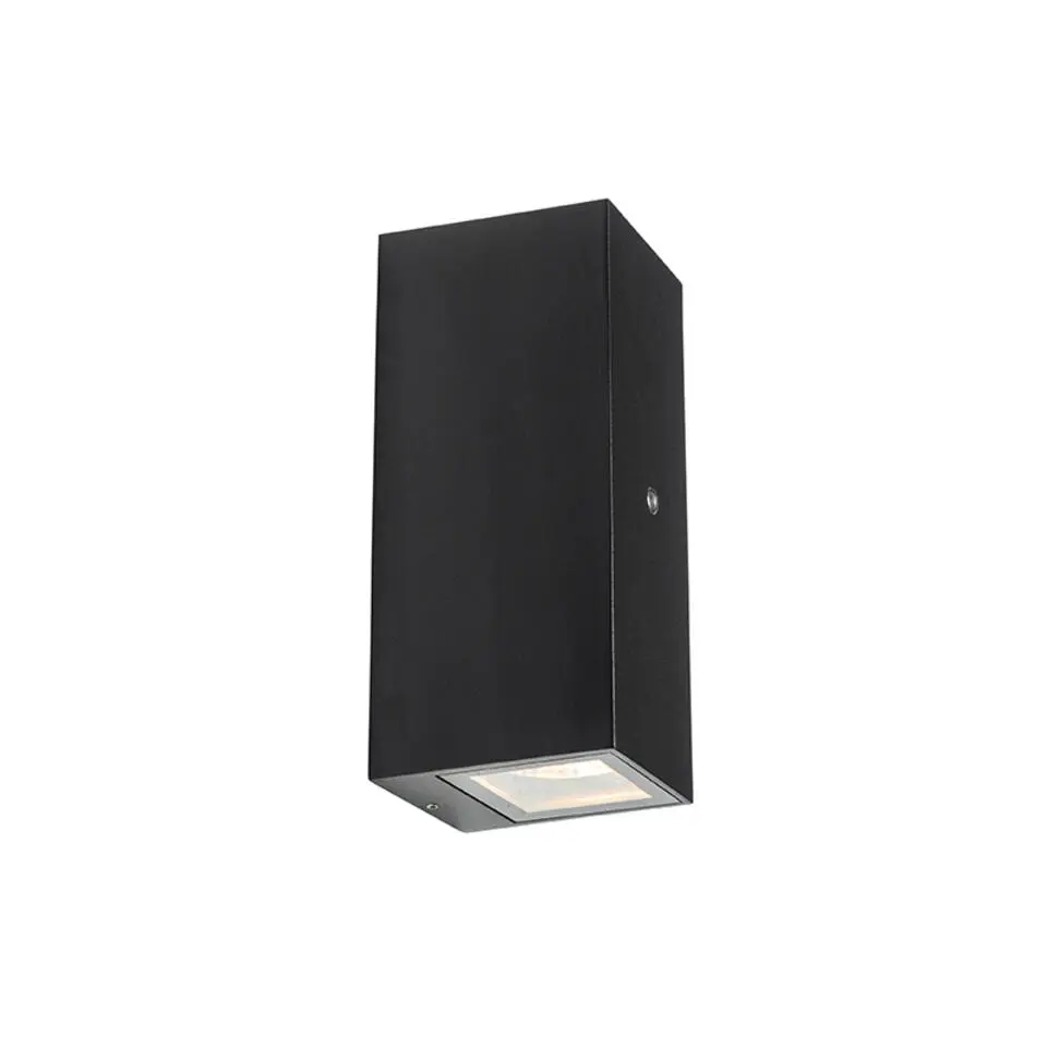 Qazqa buitenlampen met sensor baleno zwart gu10