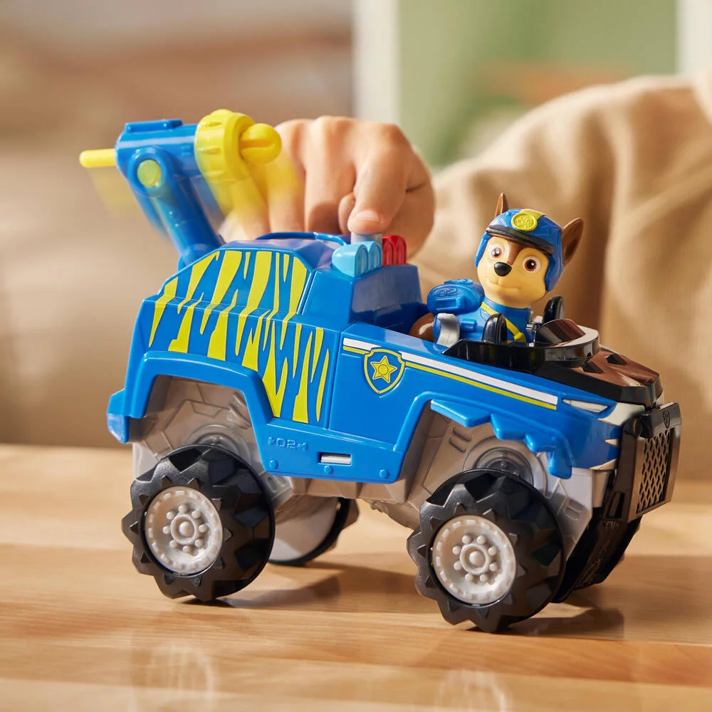 PAT'PATROUILLE  - VEHICULE ET FIGURINE CHASE JUNGLE PUPS