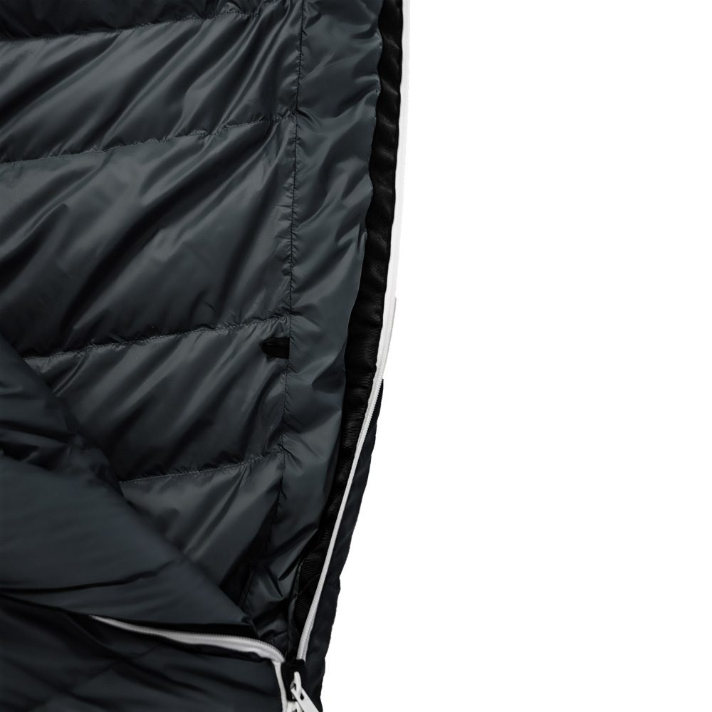 Grüezi Bag Biopod Down Hybrid Ice Extreme 200 Wide Schlafsack deep asphalt