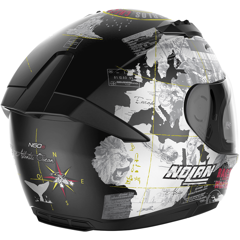 Nolan - Casque N60-6 Gemini Replica Carlos Checa Noir / Blanc