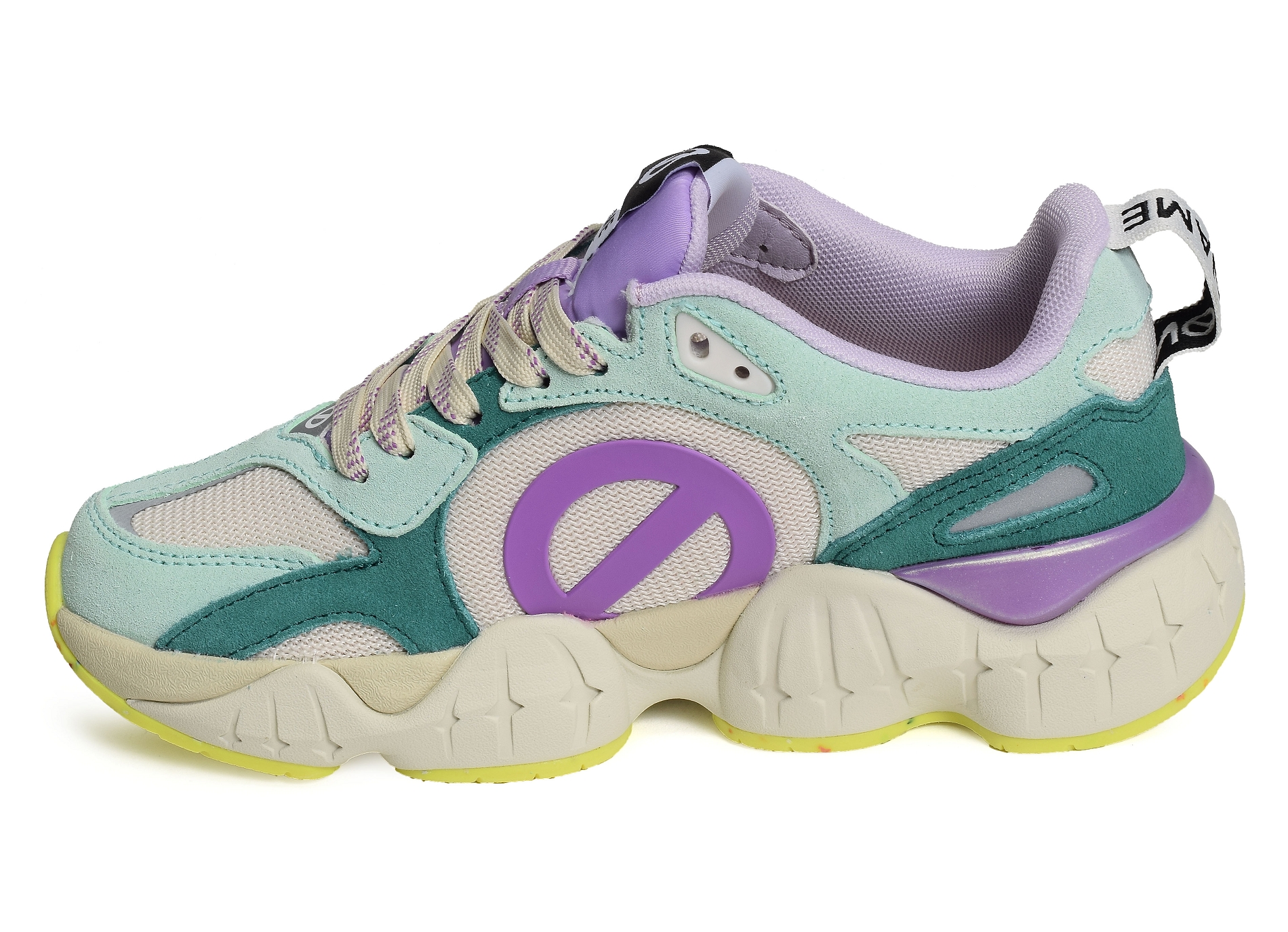 Krazee runner beige vert