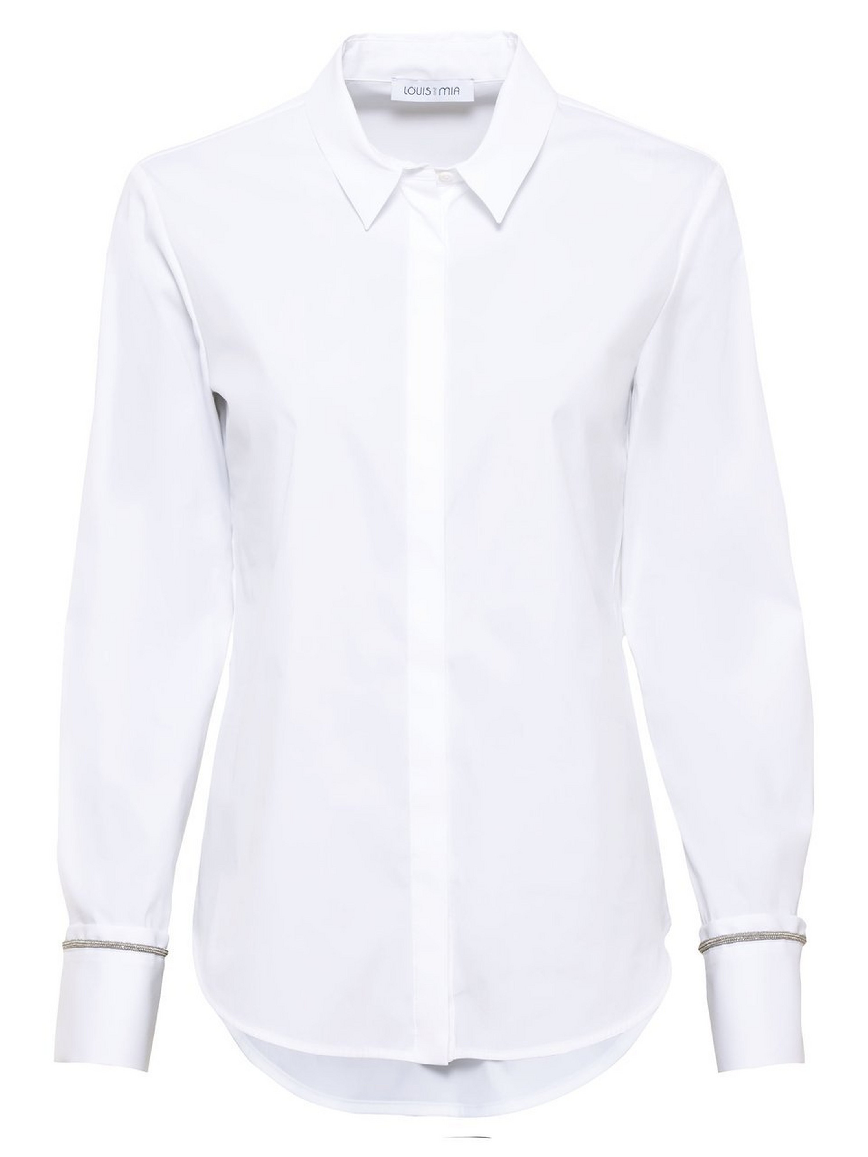 Bluse mit Hemdkragen