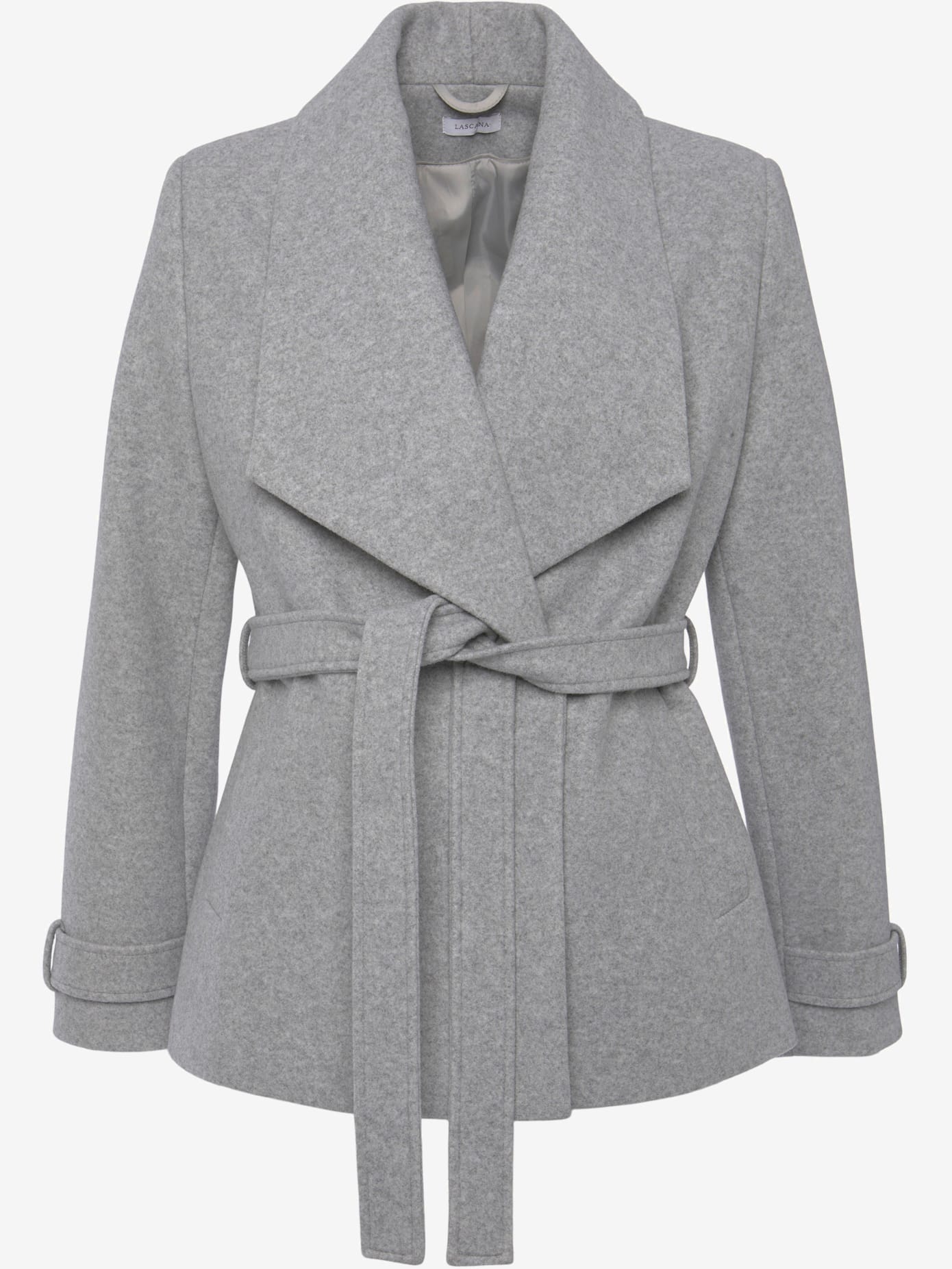 Veste courte veste avec col à revers
