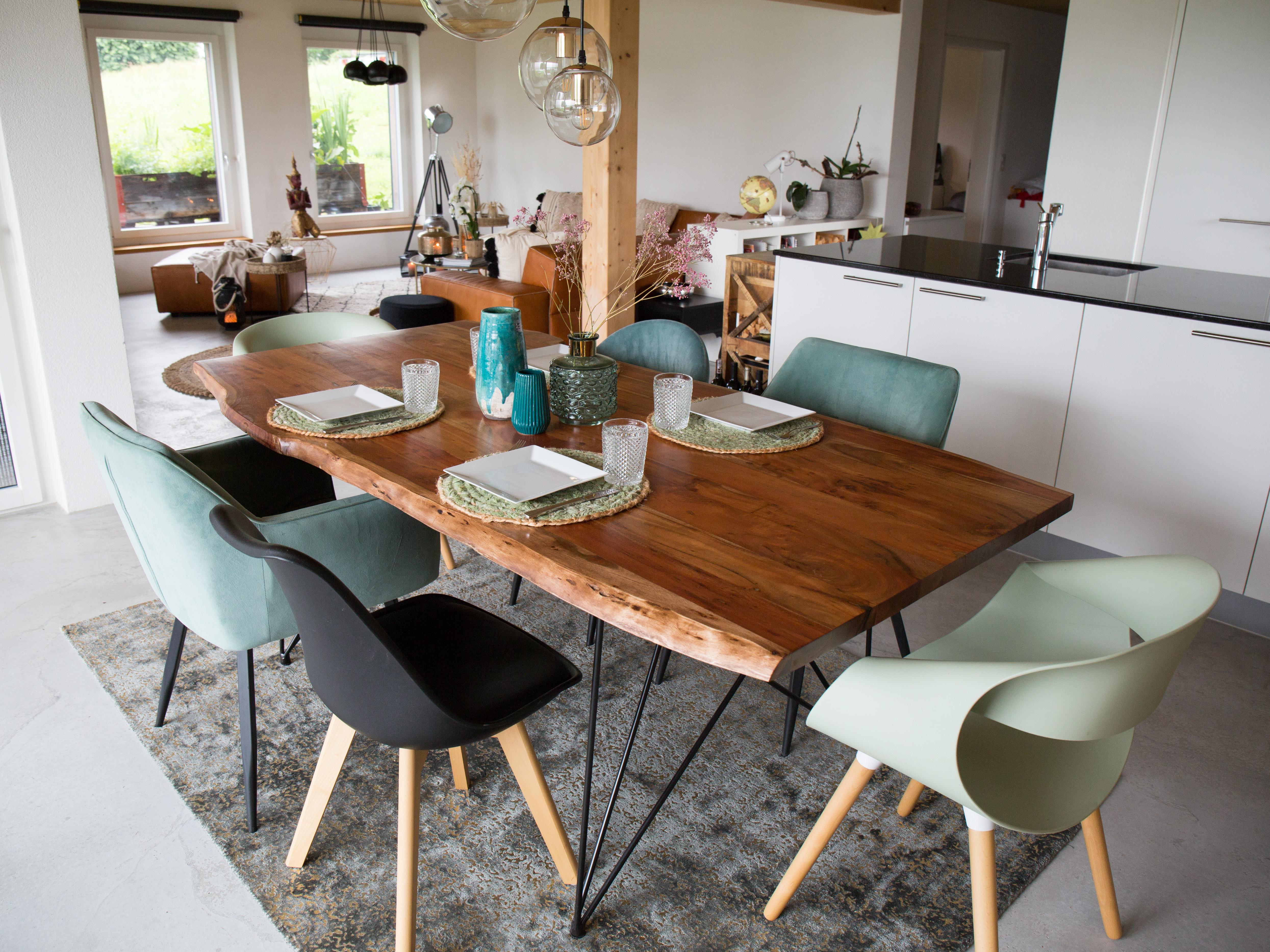 Set van 2 eetkamerstoelen DAKOTA II Zwart