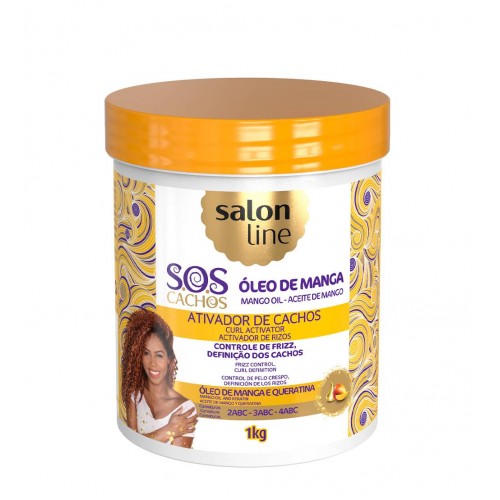 Salon Line SOS Ativador Cachos Óleo Manga Tradicional 1kg