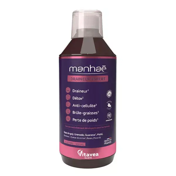 Manhae Expert Draineur - Desintoxicante, Queimador de Gordura 500ml