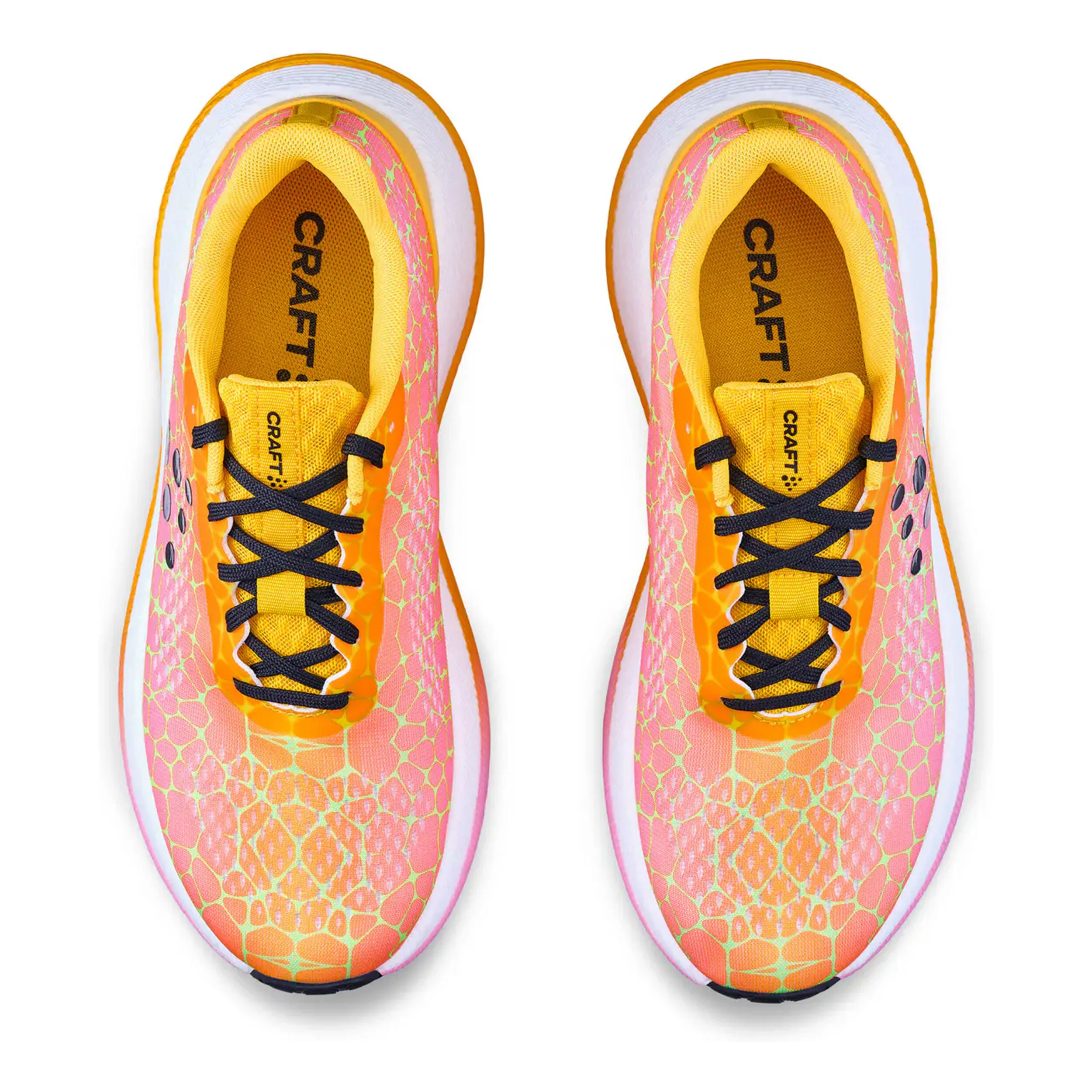 Craft Pacer Chaussure De Running Sans Stabilisateurs Hommes - Corail , Jaune