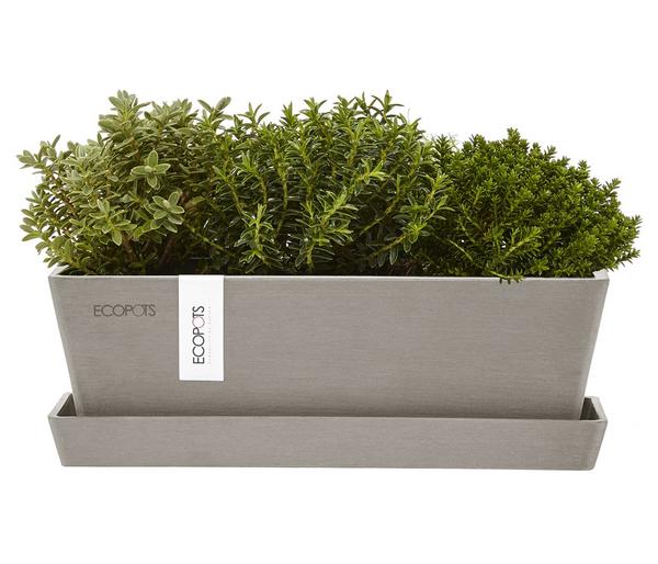Ecopots Kunststoff-Topf Bruges mit