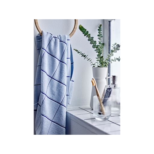 Södahl Organic Vista Håndklæde, Linen Blue, 50x100 cm