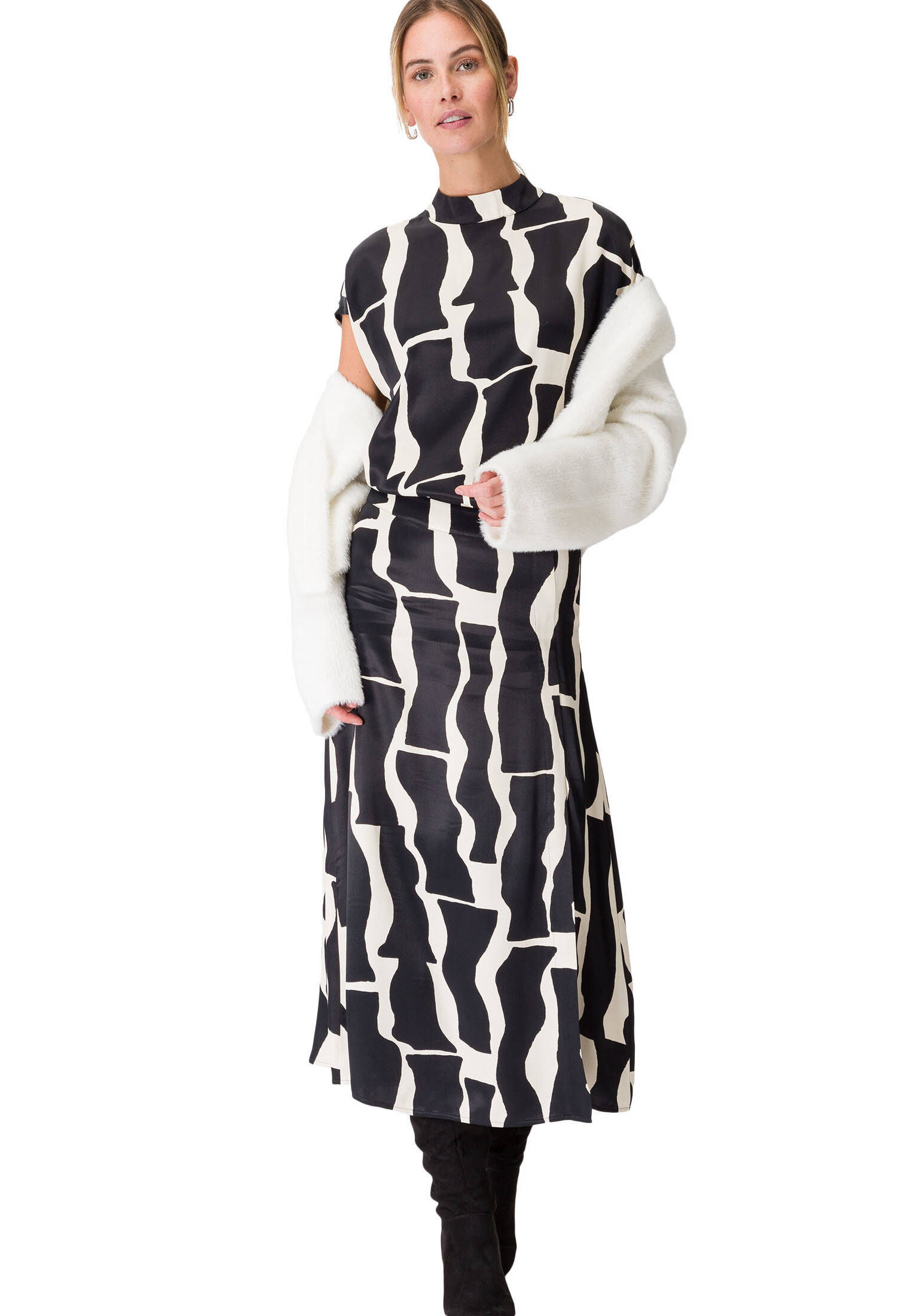 zero| Damen Blusentop mit Print