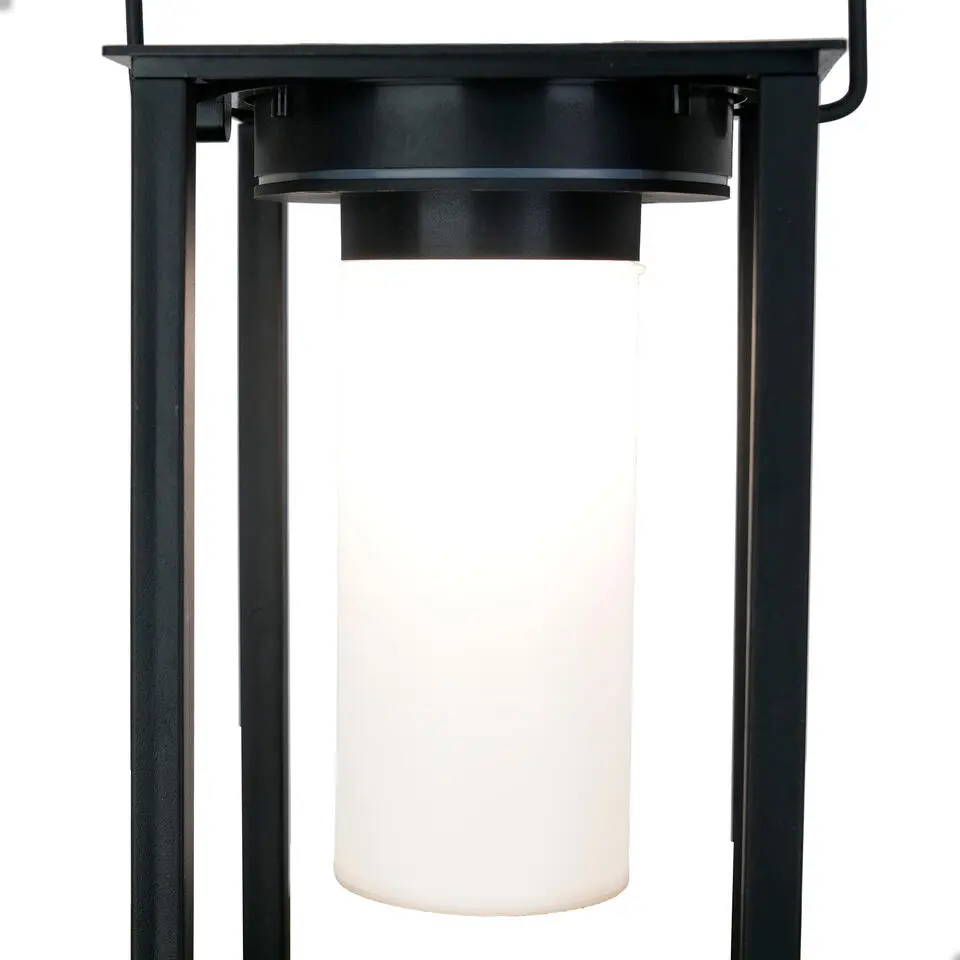 EGLO Usigni Solar Tafellamp - 28 cm - Zwart/Wit