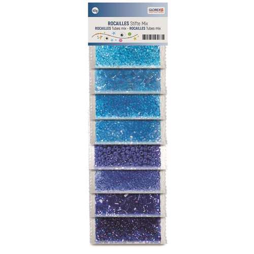 GLOREX Rocailles Glasperlen Mix