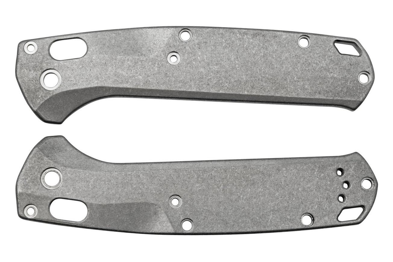 Flytanium Benchmade Taggedout FLY-1208S Titanium Stonewashed Scales