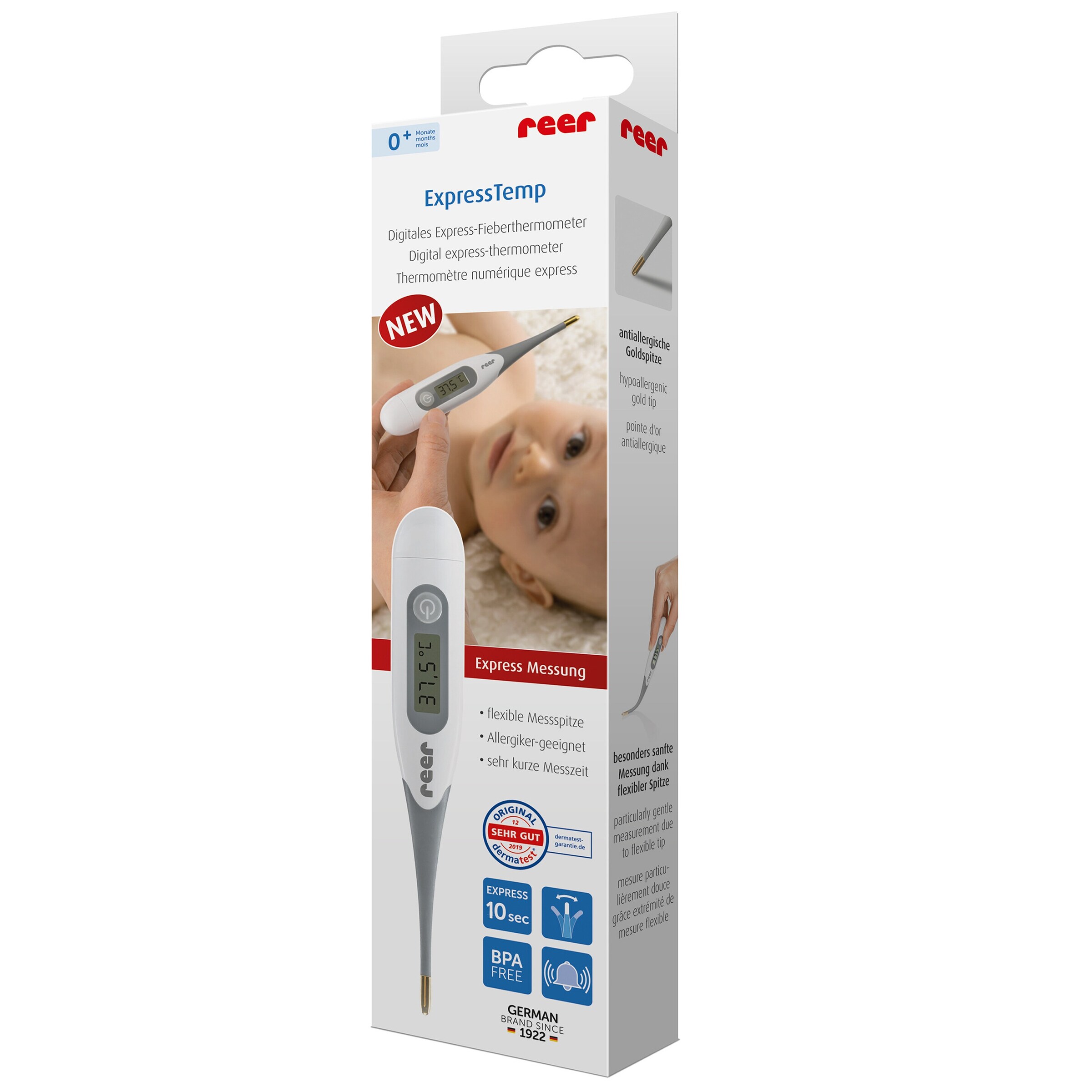 reer Fieberthermometer ExpressTemp mit flexibler Spitze