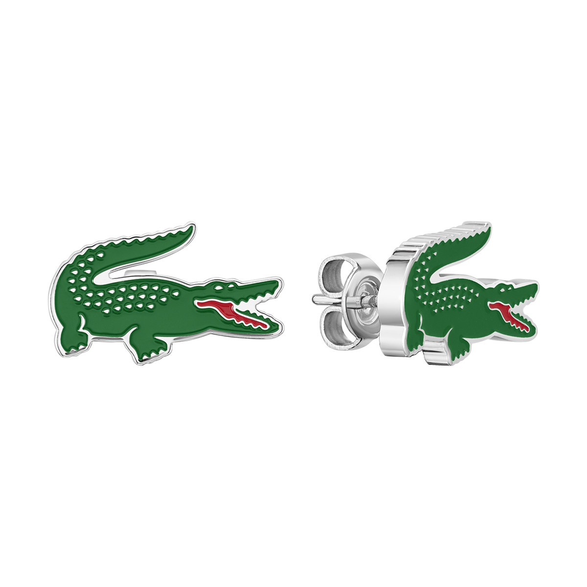 Boucles d'oreilles LACOSTE acier