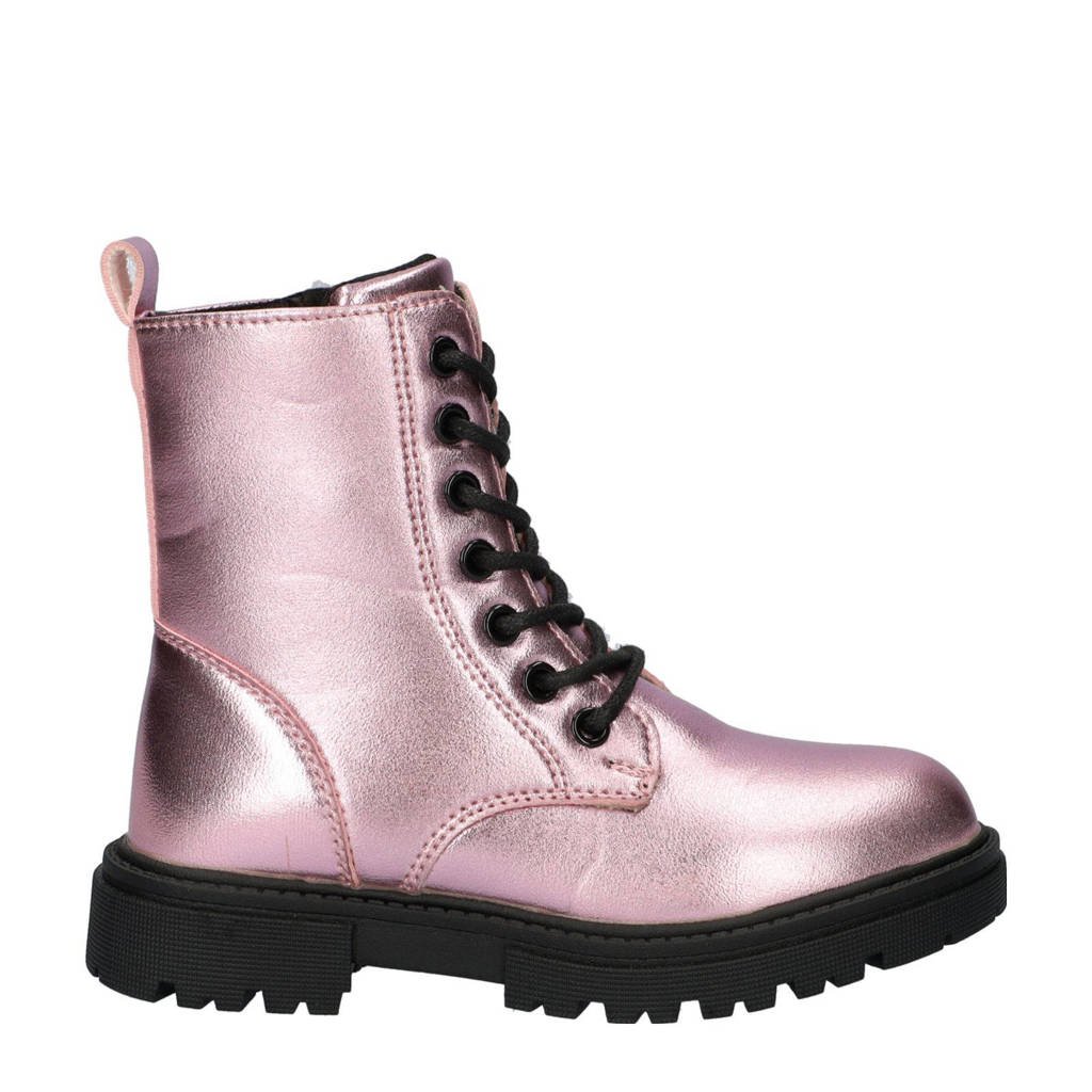 Nelson Kids veterboots roze metallic