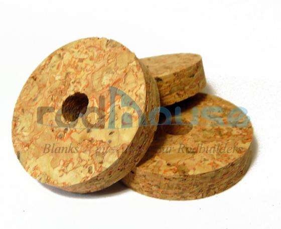 Cork Disc Red 6.35 mm vendu à l'unité