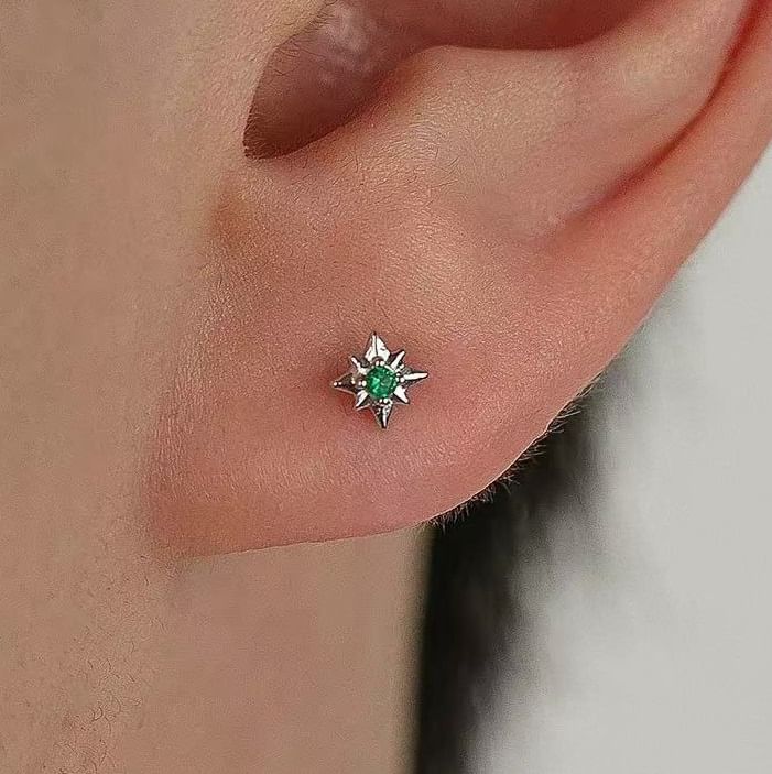 Lilafey - Ster Strass Legering Oorbel
