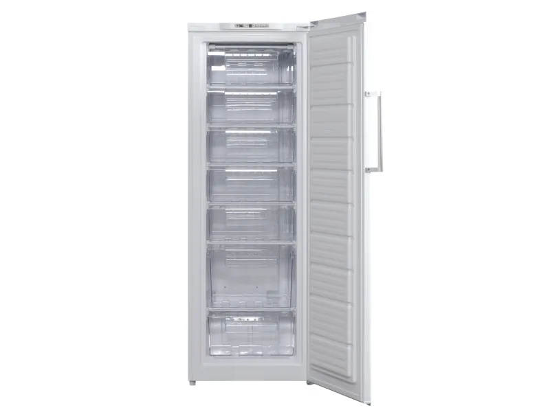 Scandomestic SFS242WE - Fryser - stående - bredde: 60 cm - dybde: 58.7 cm - højde: 171 cm - 242 liter - Klasse E - hvid