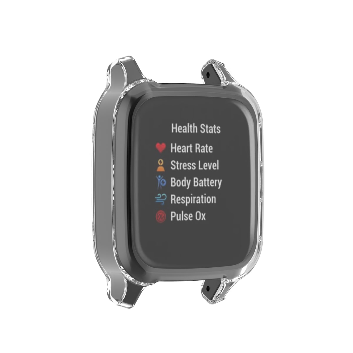 TPU beskyttelsesdeksel for Garmin Venu Sq 2/ Venu Sq/Venu Sq Music Gjennomsiktig