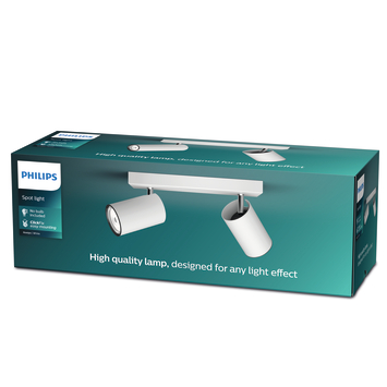Philips duospot Kosipo LED wit 230V