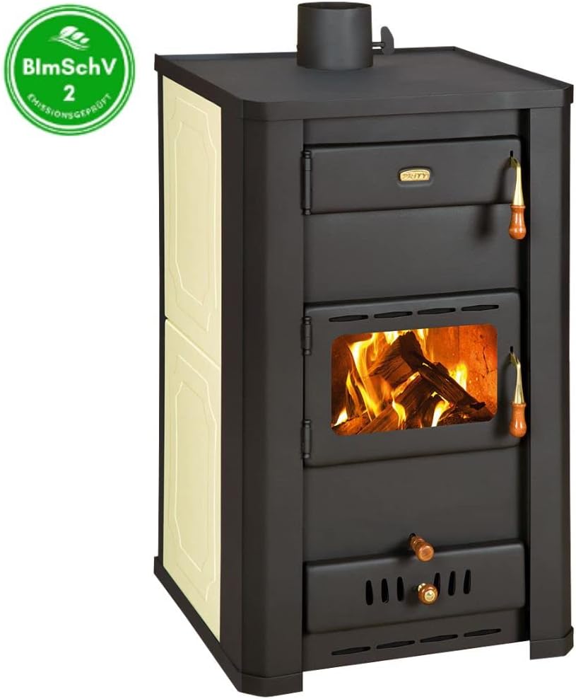 Kaminofen, Holzofen Wasserführend Prity S3 W21 26kW