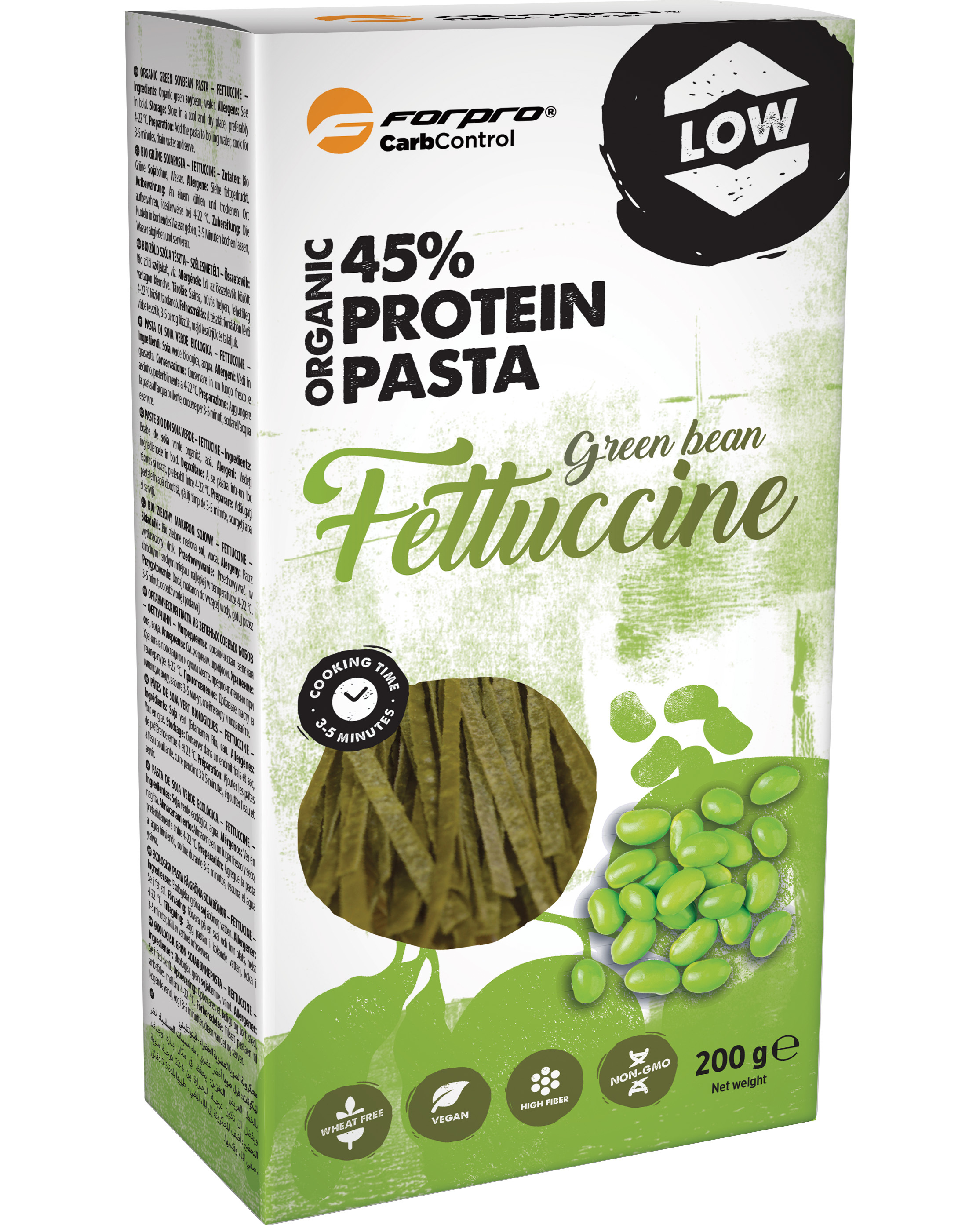 Forpro High Protein Green Bean Fettuccine 200g