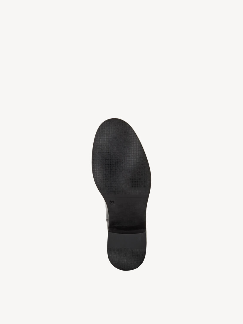 Leren Chelseaboot - zwart